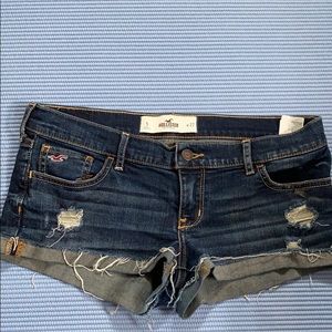 Ripped Low Rise Hollister Booty Shorts